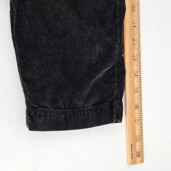 Free People High Gear Moto Black Corduroy Pants 2 Grunge Cargo Boho Utility Gorp - Picture 12 of 12